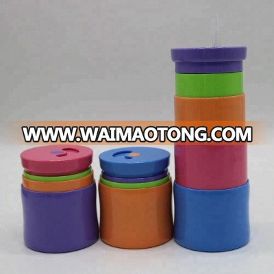 FDA collapsible water bottle, LFGB foldable water bottle, Reach silicone water bottle