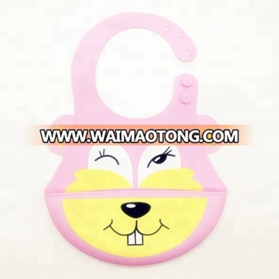 Custom silicone molds ,  Soft Waterproof Silicone Baby Bib with Food Catcher, Baby Silicone Bib